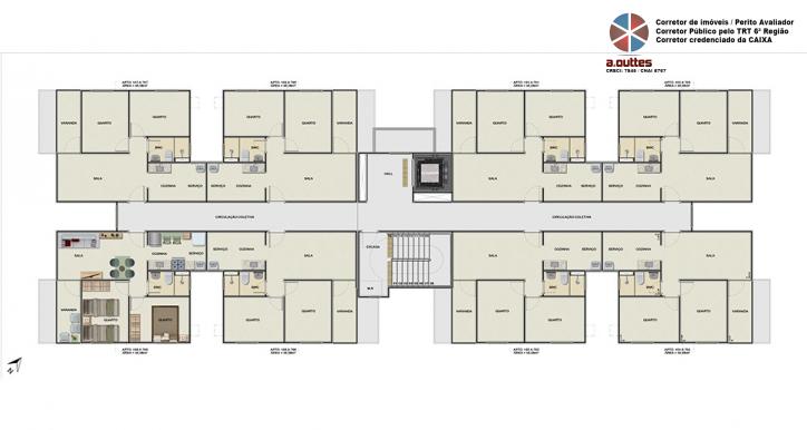 Apartamento à venda com 2 quartos, 45m² - Foto 12