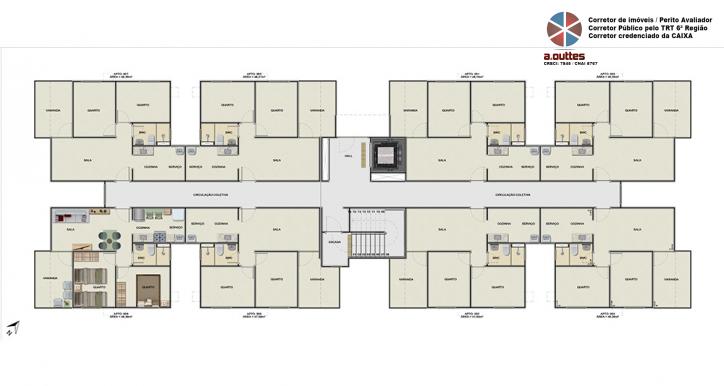 Apartamento à venda com 2 quartos, 45m² - Foto 13