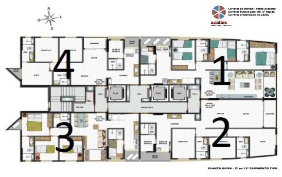 Apartamento à venda com 3 quartos, 88m² - Foto 3