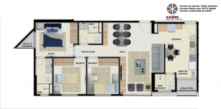 Apartamento à venda com 3 quartos, 88m² - Foto 20