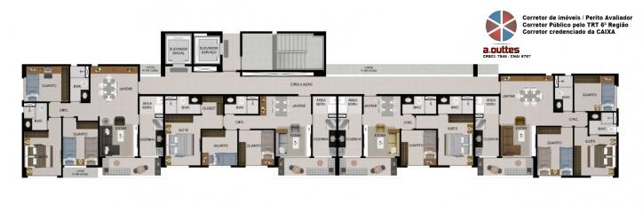 Apartamento à venda com 3 quartos, 72m² - Foto 14