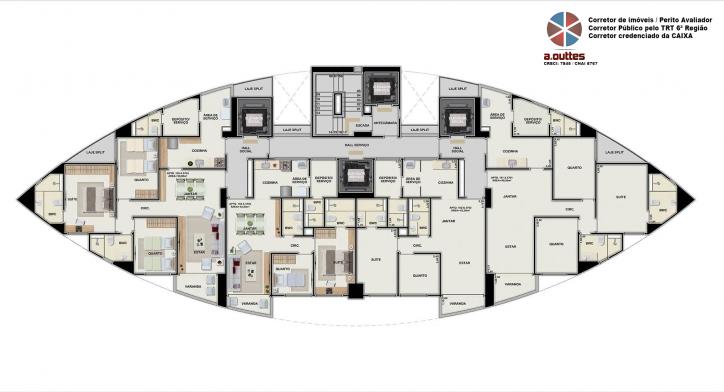 Apartamento à venda com 2 quartos, 63m² - Foto 5