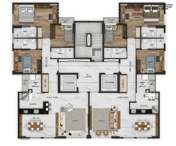 Apartamento à venda com 2 quartos, 44m² - Foto 6