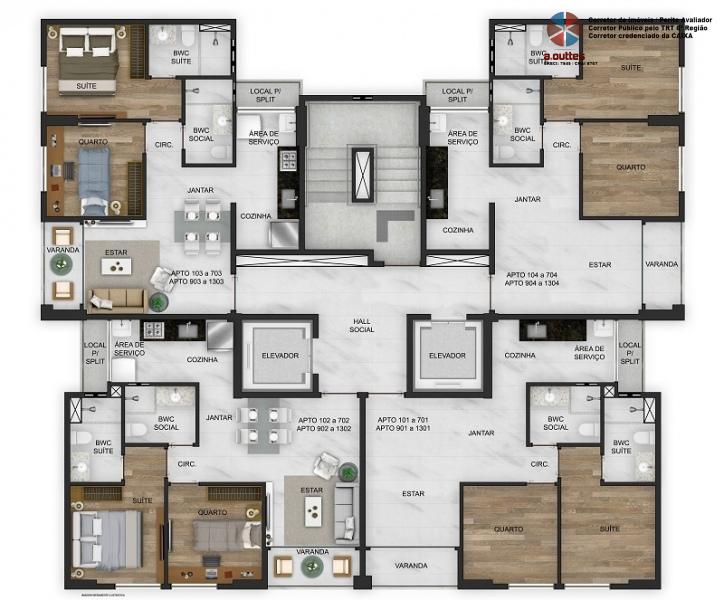 Apartamento à venda com 2 quartos, 44m² - Foto 7