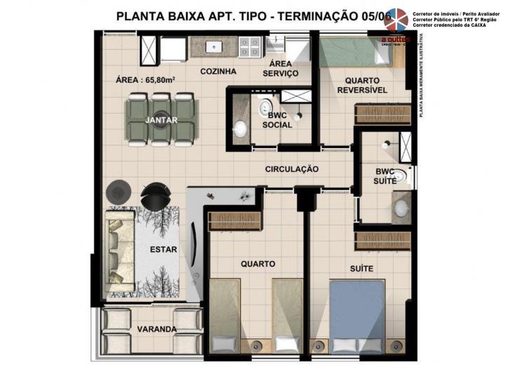 Apartamento à venda com 2 quartos, 66m² - Foto 12