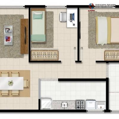 Apartamento à venda com 3 quartos, 63m² - Foto 5