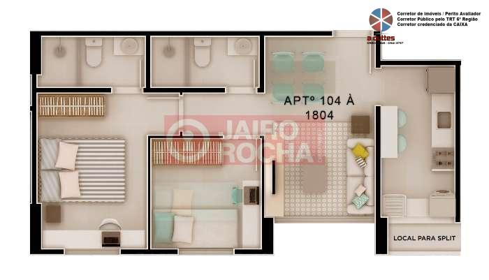 Apartamento à venda com 2 quartos - Foto 10