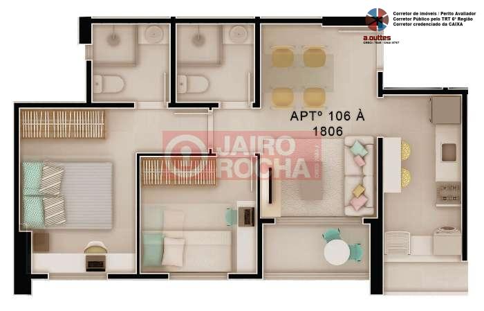 Apartamento à venda com 2 quartos - Foto 11