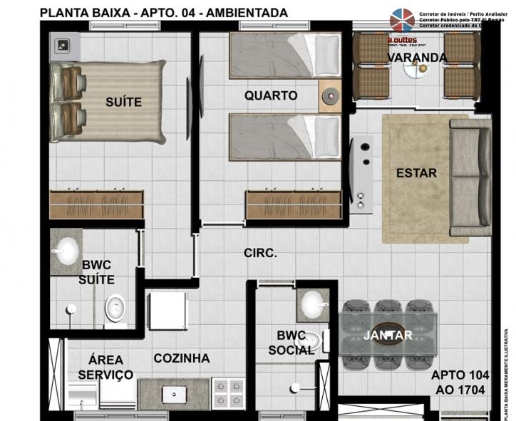 Apartamento à venda com 1 quarto - Foto 15