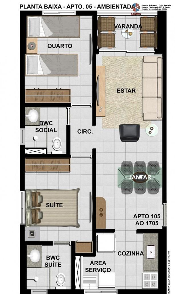 Apartamento à venda com 1 quarto - Foto 16