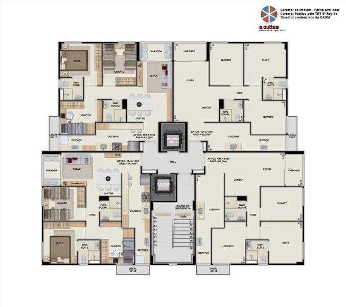 Apartamento à venda com 3 quartos - Foto 20