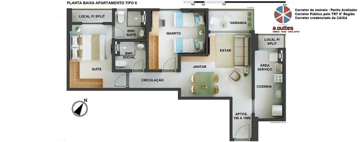 Apartamento à venda com 3 quartos - Foto 13