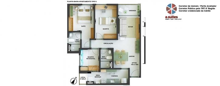 Apartamento à venda com 3 quartos - Foto 14