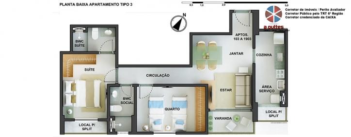 Apartamento à venda com 3 quartos - Foto 16