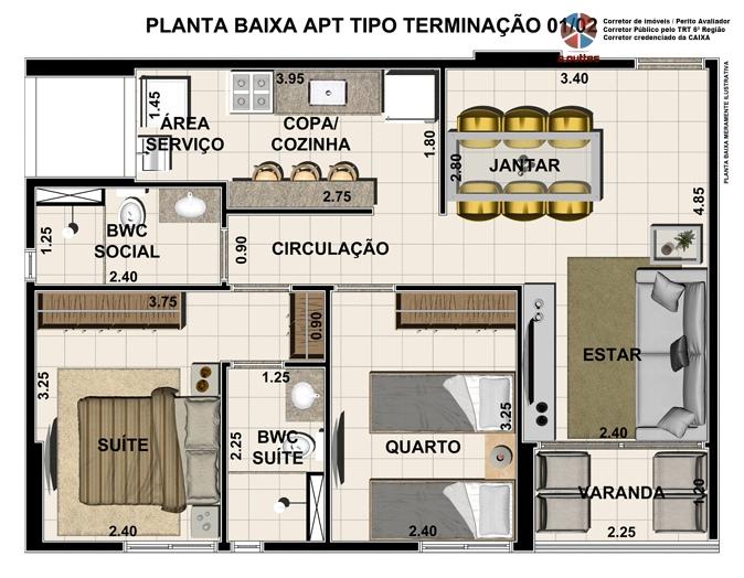 Apartamento à venda com 2 quartos - Foto 15