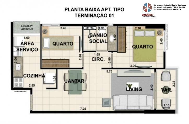 Apartamento à venda com 1 quarto, 37m² - Foto 5