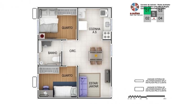 Apartamento à venda com 2 quartos - Foto 8