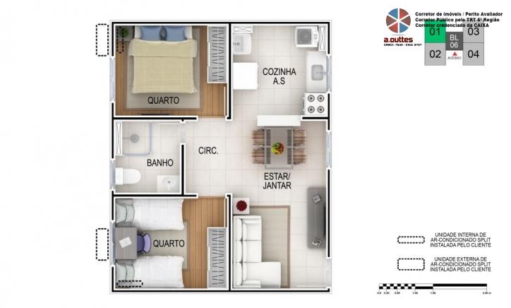 Apartamento à venda com 2 quartos - Foto 10