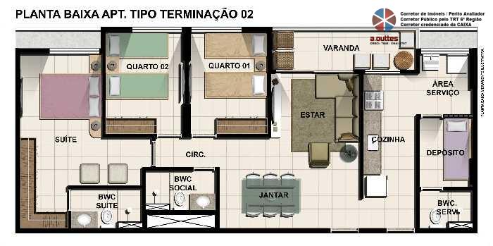 Apartamento à venda com 3 quartos, 82m² - Foto 11