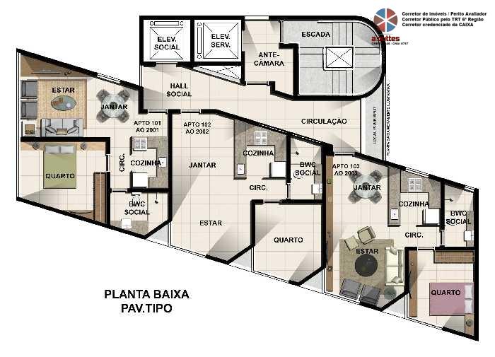 Apartamento à venda com 1 quarto - Foto 5