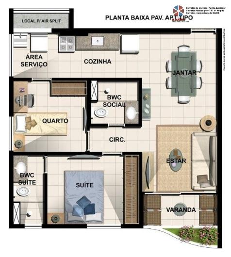 Apartamento à venda com 2 quartos, 52m² - Foto 5